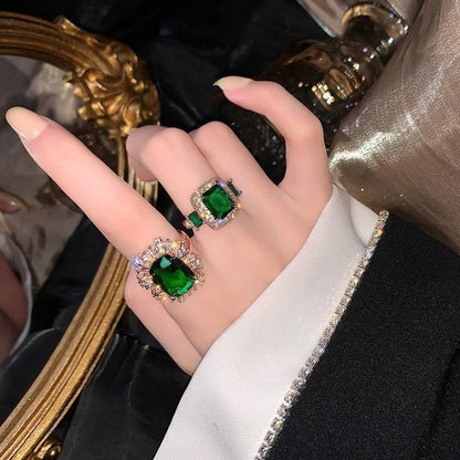 Alloy Designs) Open Rhinestone Ring (Various