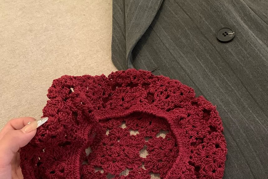 Plain Crochet Beret