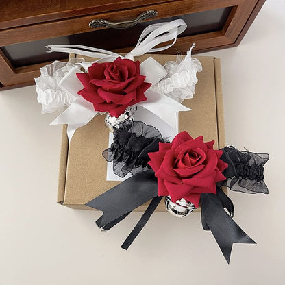 Bell Tulle Rose Choker