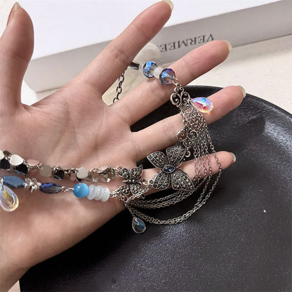 Necklace Butterfly Layered