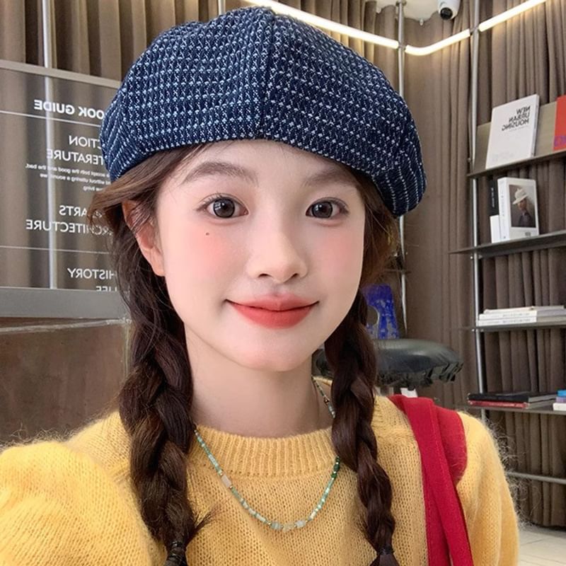 Beret / Cap Newsboy Denim