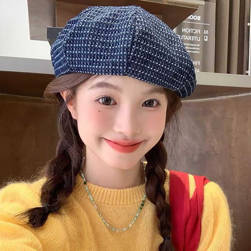 Beret / Cap Newsboy Denim