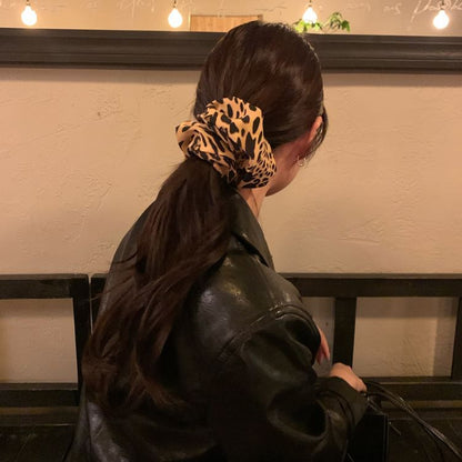 Leopard Print Scrunchie