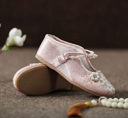 Mules Beaded Wedge-Heel