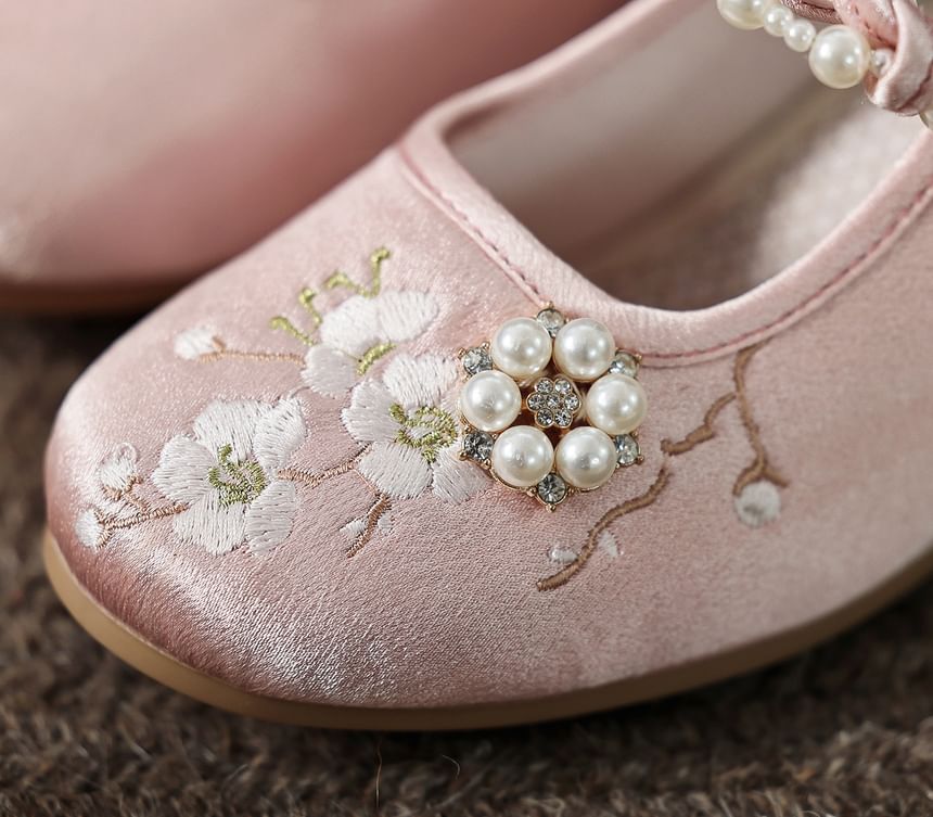 Mules Beaded Wedge-Heel