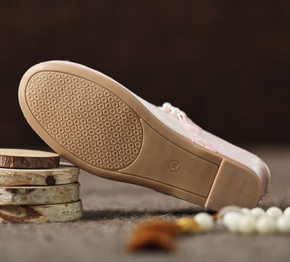 Mules Beaded Wedge-Heel