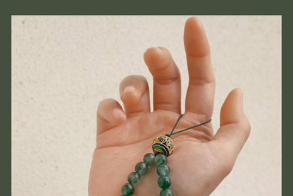 Heart Faux Gemstone Bead Phone Strap