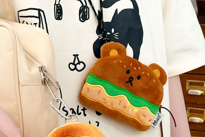 Burger / Toast / Seal Chenille Pouch