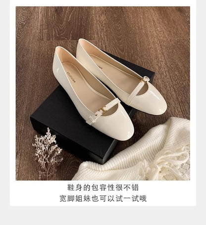 Mary Jane Toe Almond Shoes