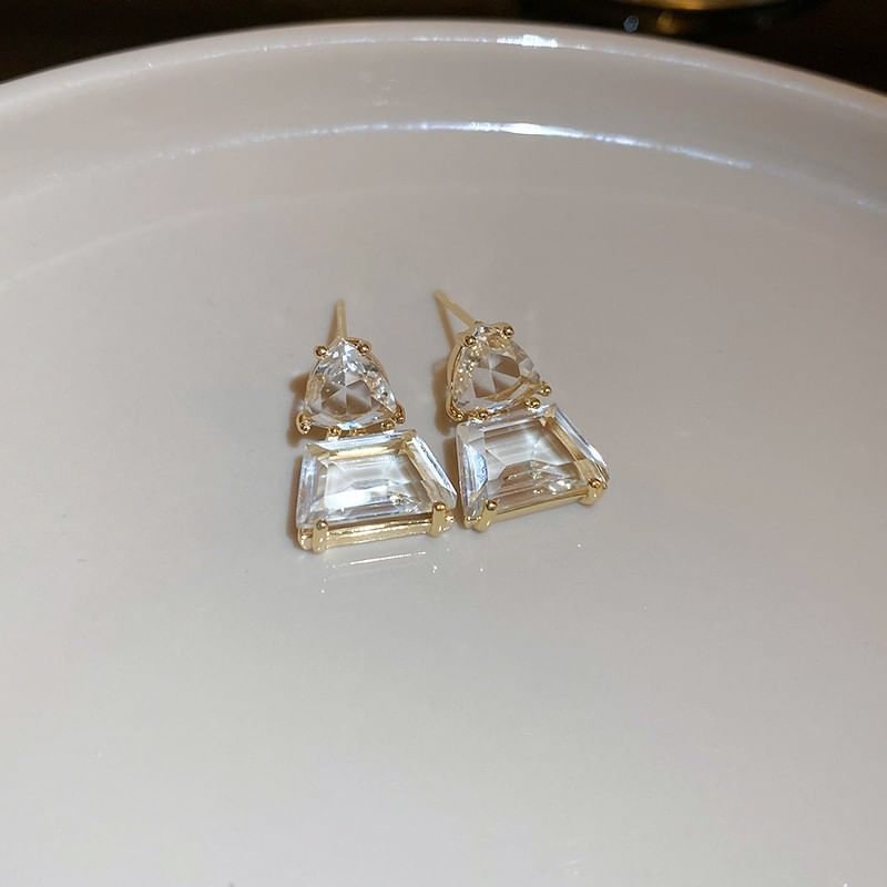 Alloy / Earring (Various Rhinestone Designs) Glaze