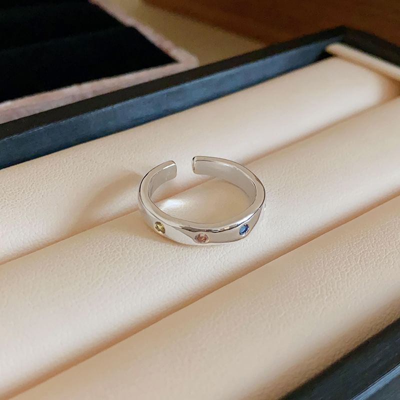 Rhinestone Designs) Ring (Various Alloy Open