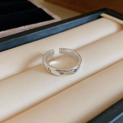 Rhinestone Designs) Ring (Various Alloy Open