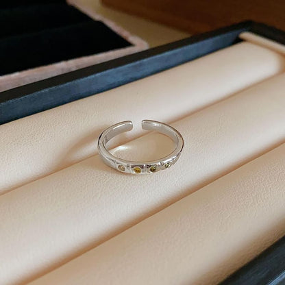 Rhinestone Designs) Ring (Various Alloy Open