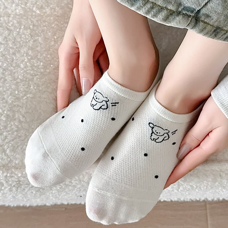 Cartoon Print Socks