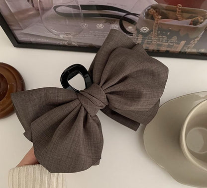 Bow Fabric Hair Claw