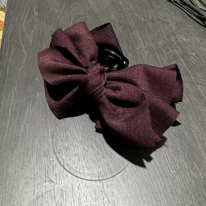 Bow Fabric Hair Claw