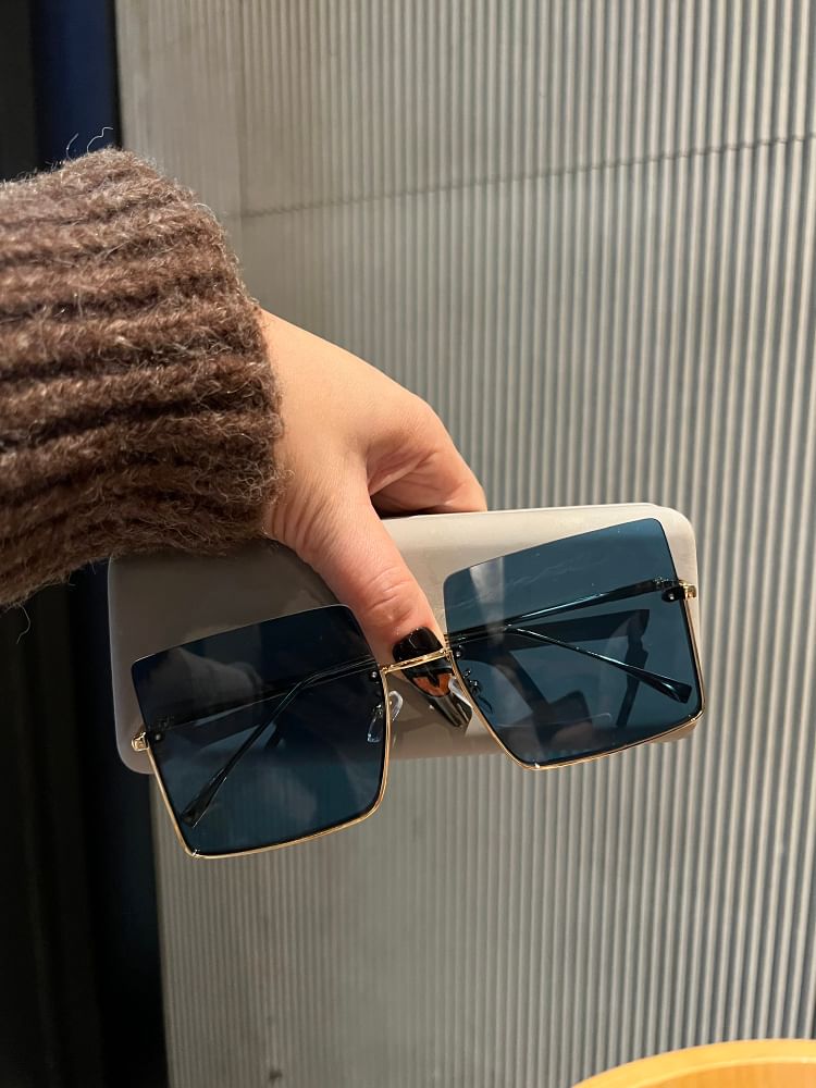 Frame Sunglasses Half