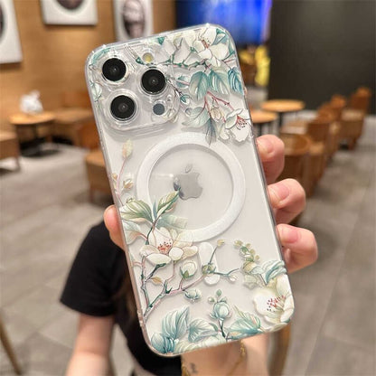 Floral Magnetic (Compatible with MagSafe) Phone Case