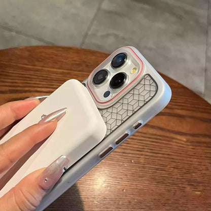 Case MagSafe) Phone with (Compatible Geometric Magnetic