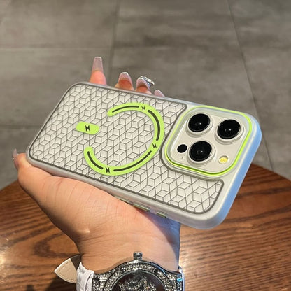 Case MagSafe) Phone with (Compatible Geometric Magnetic