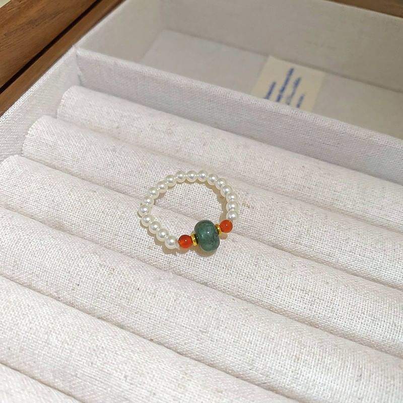 / Freshwater Ring Set Pearl