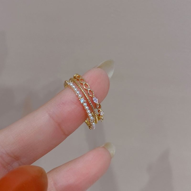 / Freshwater Ring Set Pearl