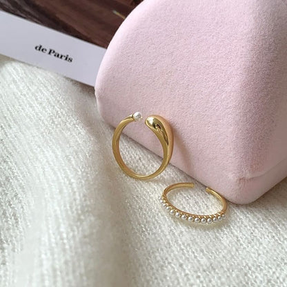 / Freshwater Ring Set Pearl