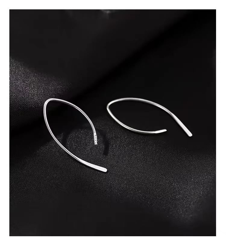 925 Sterling Silver Hoop Earring