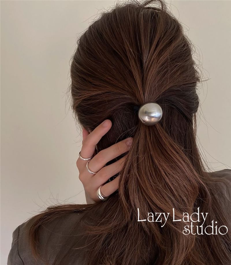 Alloy Ball Hair Tie