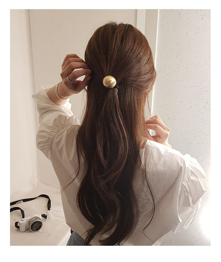 Alloy Ball Hair Tie