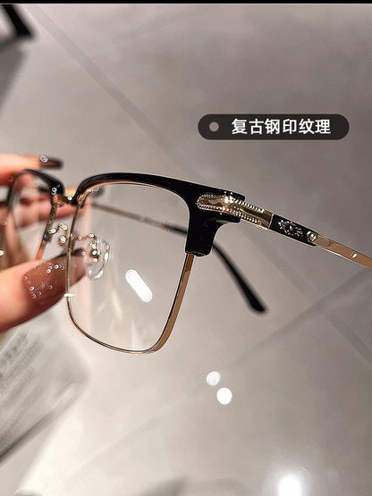 Eyeglasses Frame Metal Square