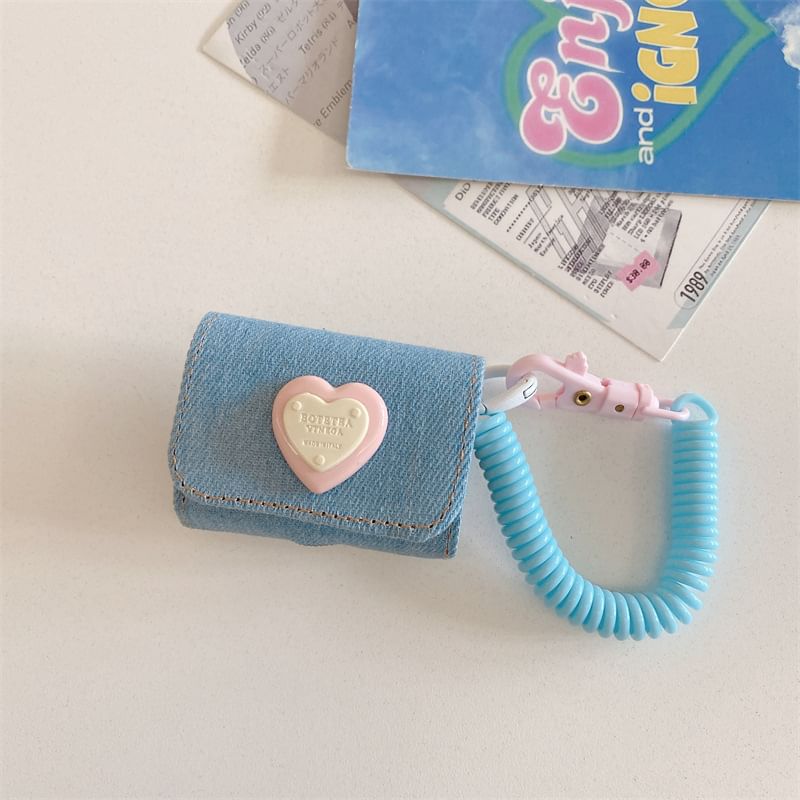 Heart Denim AirPods / Pro Earphone Case Skin