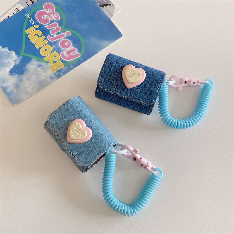 Heart Denim AirPods / Pro Earphone Case Skin