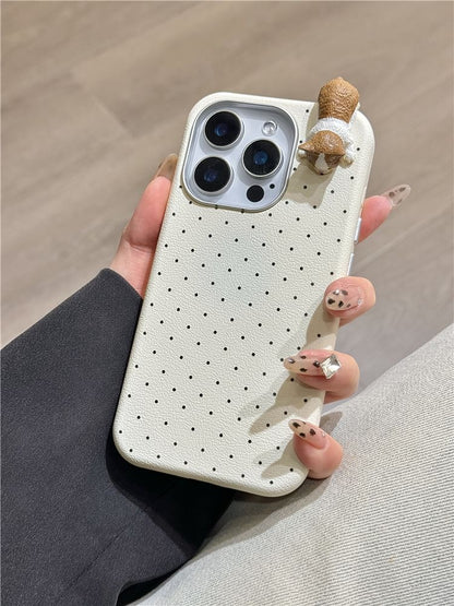 Cat Case Phone Dot Polka