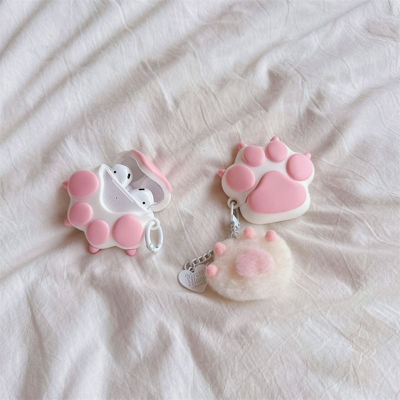 Cat Paw AirPods / Pro Earphone Case Skin / Charm / Set