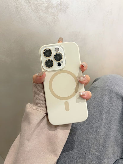 Case Magnetic MagSafe) Phone (Compatible with Plain