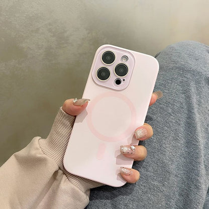 Case Magnetic MagSafe) Phone (Compatible with Plain