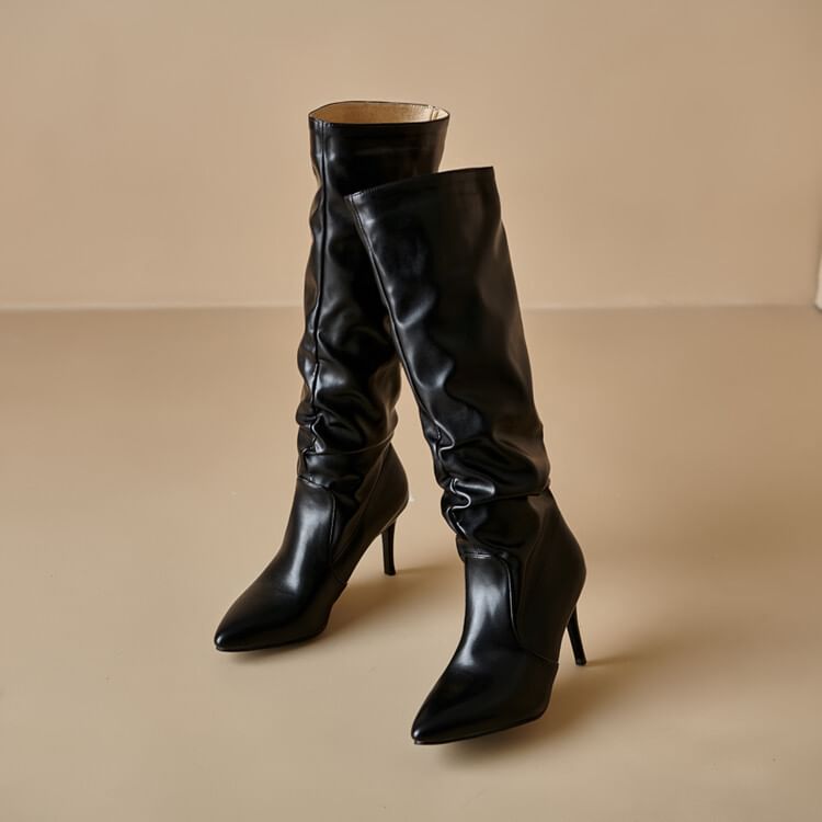 Stiletto Boots Heel Tall
