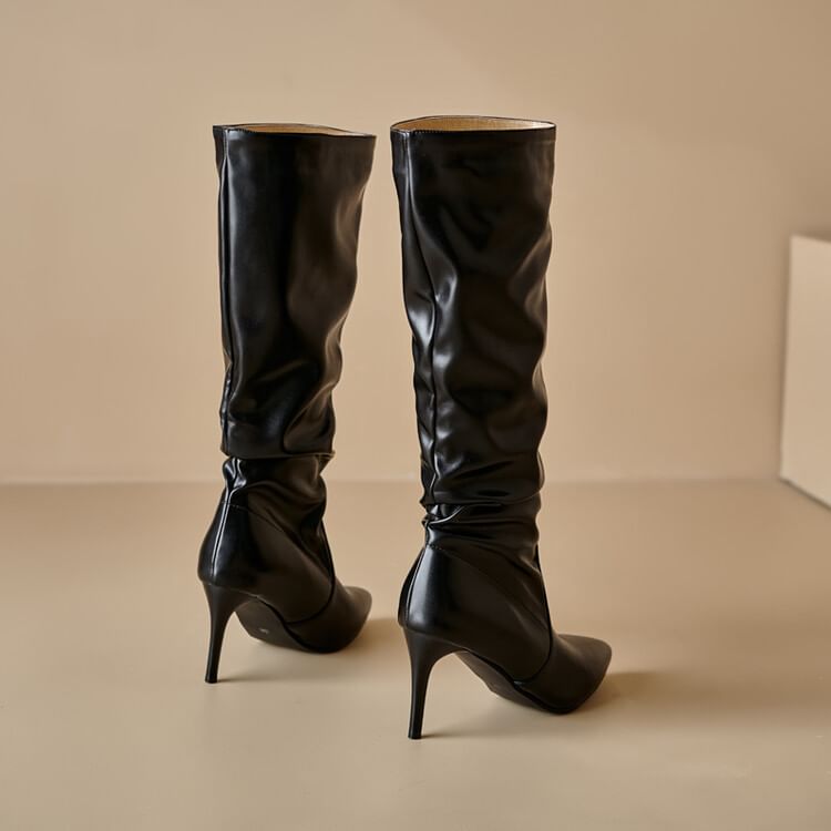 Stiletto Boots Heel Tall