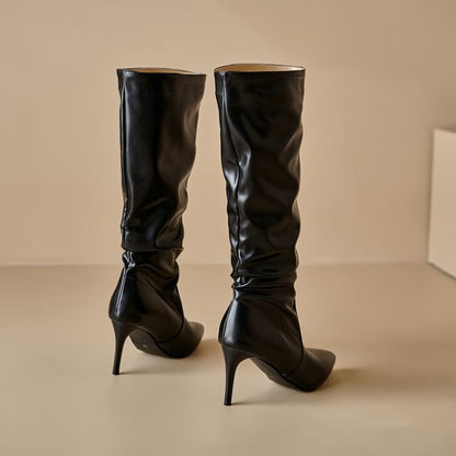 Stiletto Boots Heel Tall