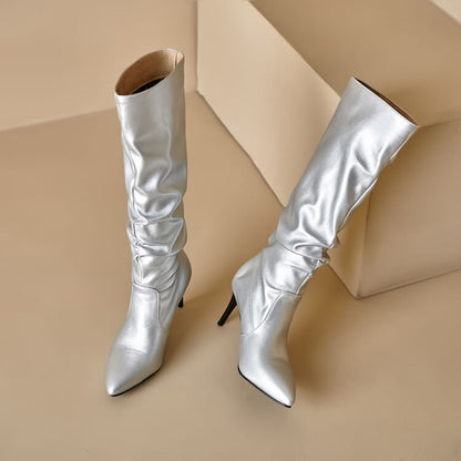 Stiletto Boots Heel Tall