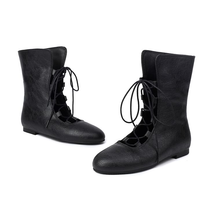 Boots Short Lace-Up