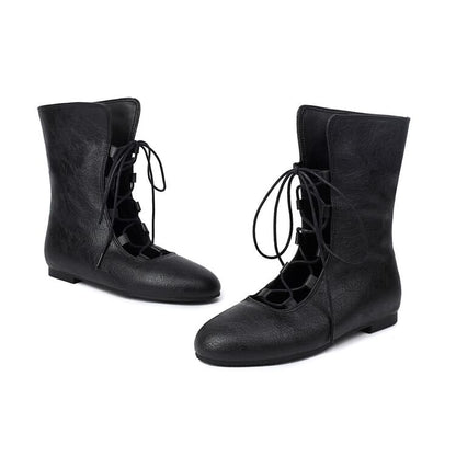 Boots Short Lace-Up