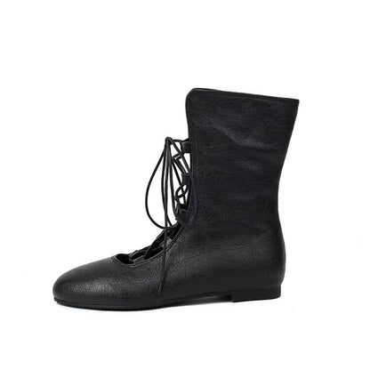 Boots Short Lace-Up