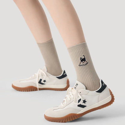 Embroidered Short Socks