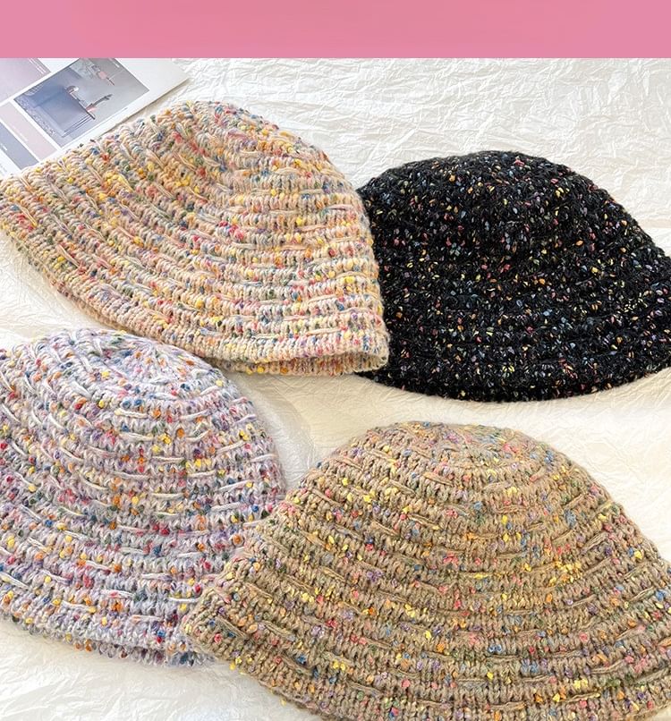 Speckle Cloche Hat