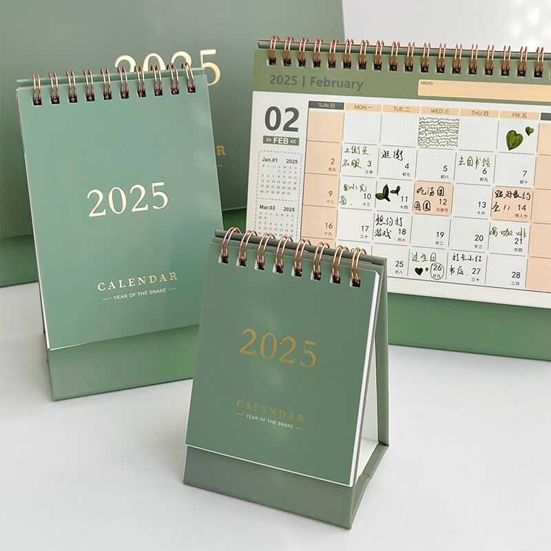 Numerical  Desktop Calendar 2025   / Set