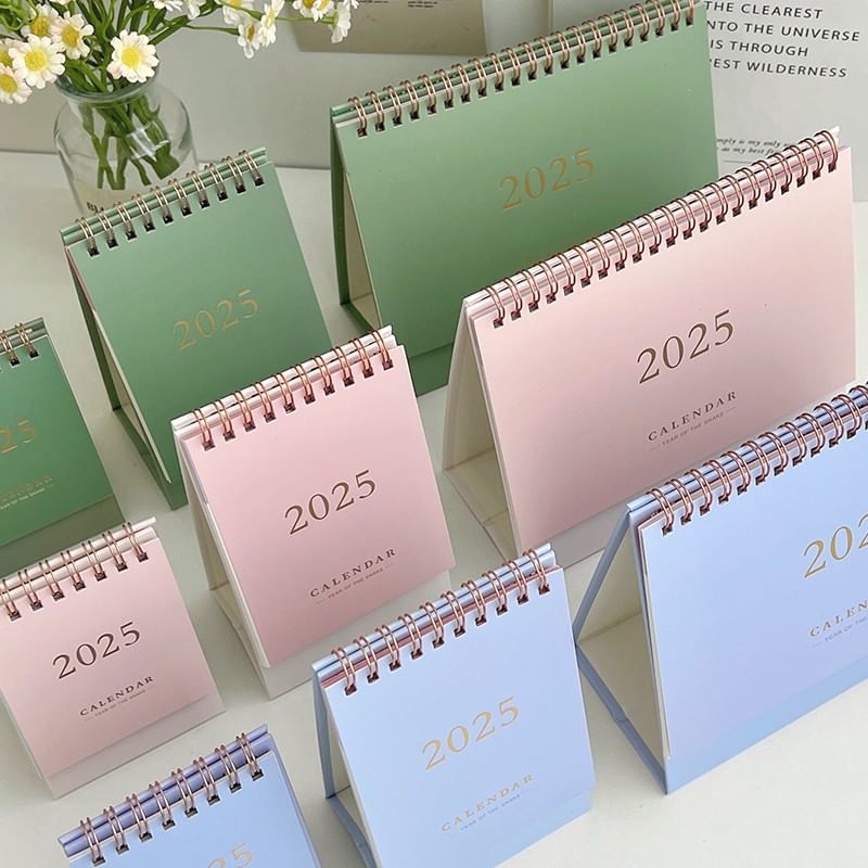 Numerical  Desktop Calendar 2025   / Set