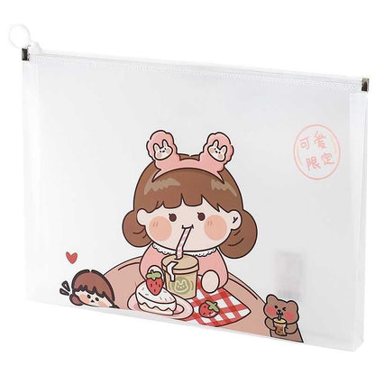 Cartoon PVC Document Bag  / Set