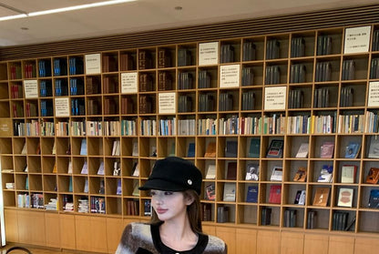 High Accent Neck Pencil Skirt Jacket Button-Up / Mini Plaid Crew Contrast Crop Rise Trim Bow